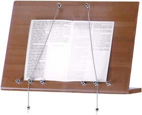 Wood wall menu stand with lamp. Porta-menus de madera para pared. Con lámpara.