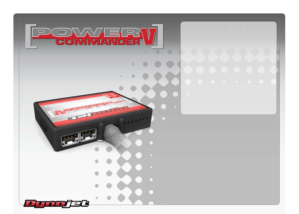 Lista delle Parti Aprilia RSV4 2010-2011 i struzioni di installazione 1 Power Commander 1 Cavo USB 1 CD-Rom 1 Guida Installazione 2 Adesivi Power Commander 2 Adesivi Dynojet 2 Striscia di Velcro 1