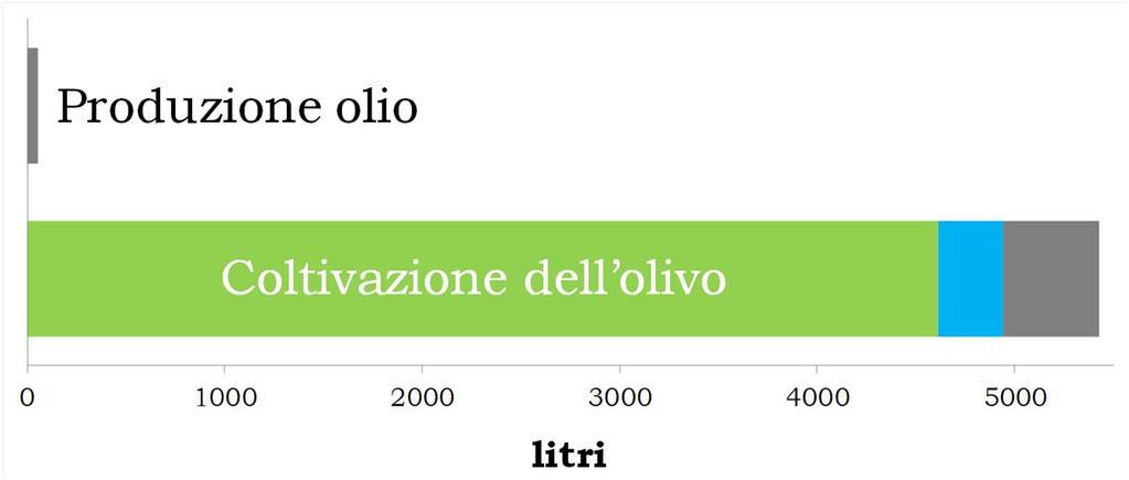 Osservando la filiera produttiva, si nota che il 99% circa dell impronta è