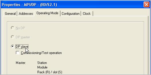 3.4 Macchina 2 Come assegnare per la prima volta un indirizzo PROFIBUS alla CPU come slave DP 1. Impostare l'interfaccia PG/PC su MPI.