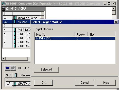 3.4 Macchina 2 7. Selezionare PLC >Load to Module.