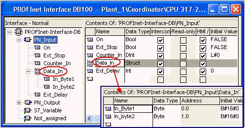 Parte 1: Creazione di componenti PROFInet 2.4 Creazione di componenti PROFInet Come creare il DB di interfaccia 1.