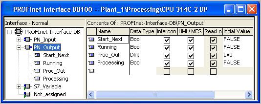 Selezionare sulla sinistra della finestra di dialogo "New/Open PROFInet Interface" la CPU 314C-2 DP. Attivare l'opzione "New" e premere il pulsante "OK".