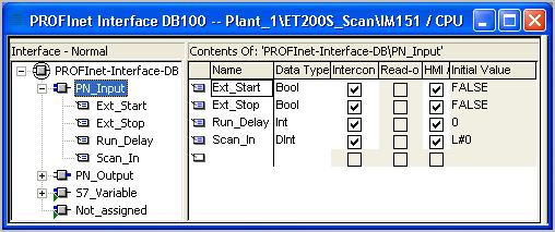 Parte 1: Creazione di componenti PROFInet 2.4 Creazione di componenti PROFInet Come creare il DB di interfaccia 1.