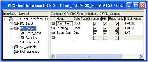 Selezionare sulla sinistra della finestra di dialogo "New/Open PROFInet Interface" il modulo IM 151/CPU. Attivare l'opzione "New" e premere il pulsante "OK".