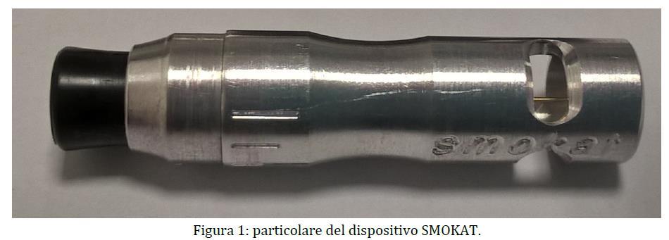 RELAZIONE TECNICA Caratterizzazione chimico fisica di un filtro per sigaretta (dispositivo SMOKAT) (brevetto n.