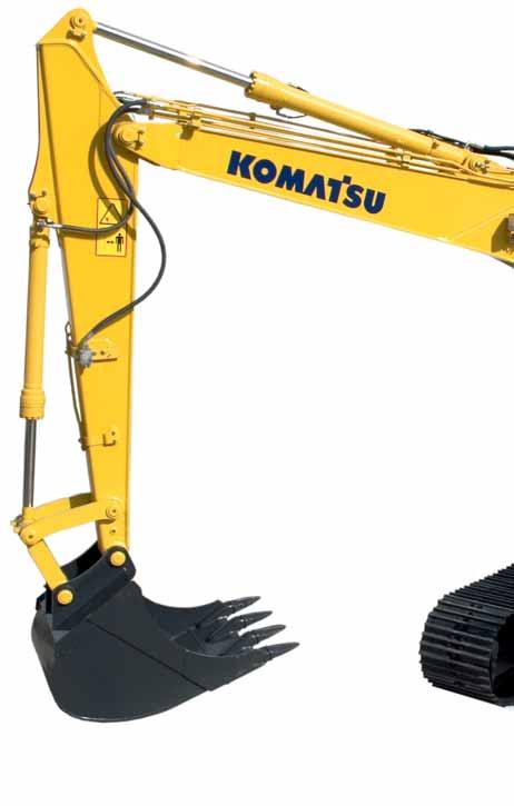 Un rapido sguardo Gli escavatori cingolati Komatsu della Serie 8 stabiliscono nuovi standard a livello mondiale per le macchine operatrici.