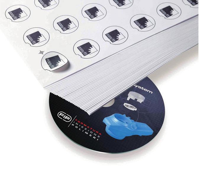 Accessori LSE Set di personalizzazione e stampa etichette per maniglia Easyfit composto da fogli di adesivi prefustellati e dal software per la creazione guidata delle etichette