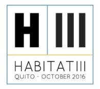 riduzione delle emissioni di gas serra. (Nazca Platform). La Nuova Agenda Urbana (NUA), Conferenza Habitat III (ottobre 2016).