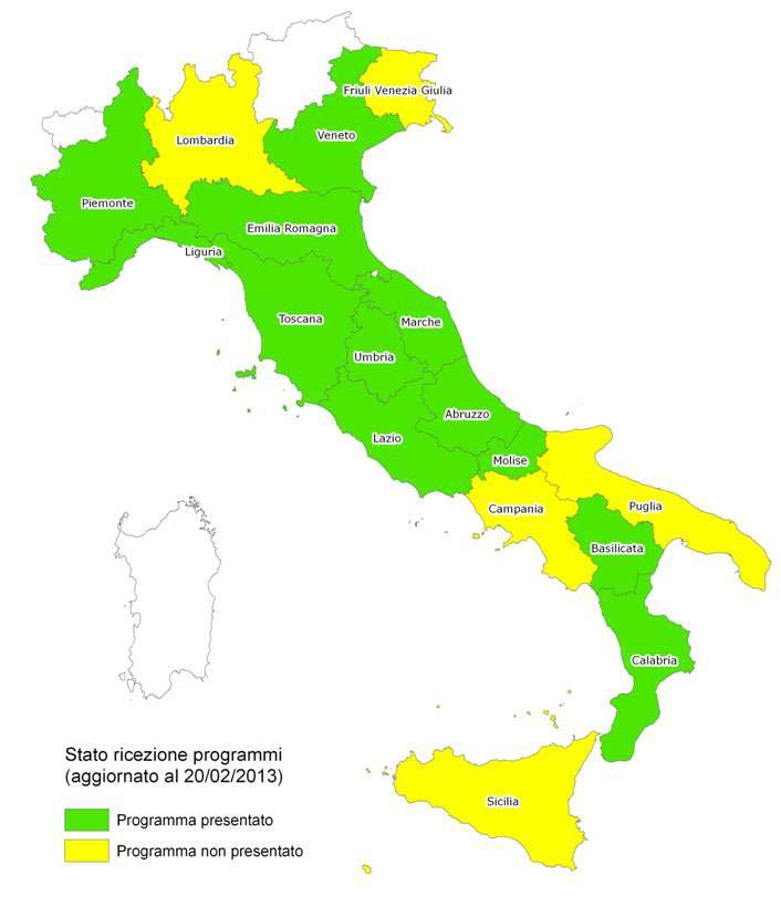 Monitoraggio: l adesione delle Regioni Annualità 2011 (OPCM 4007/12) Regione Studi Analisi MS CLE Abruzzo 75 75 Basilicata 39 39 Calabria 118 118 Campania Emilia