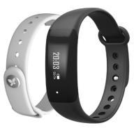 Functions: Hour, date, residual battery charge, vibration, selfie-shutter Pedometer Calories consumption Walked distance Minutes of fitness activites Daily recurring events Monitor of sleep quality