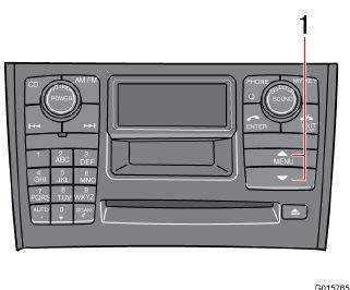 10 Infotainment Pannelli di comando impianto audio 10 Tastiera sul volante Impianto audio Telefono Uso del menu Selezione rapida Le opzioni sono numerate e possono anche essere selezionate