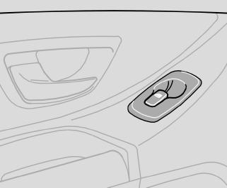 Spia sull interruttore accesa Gli alzacristalli posteriori possono essere azionati solo dalla portiera del conducente.