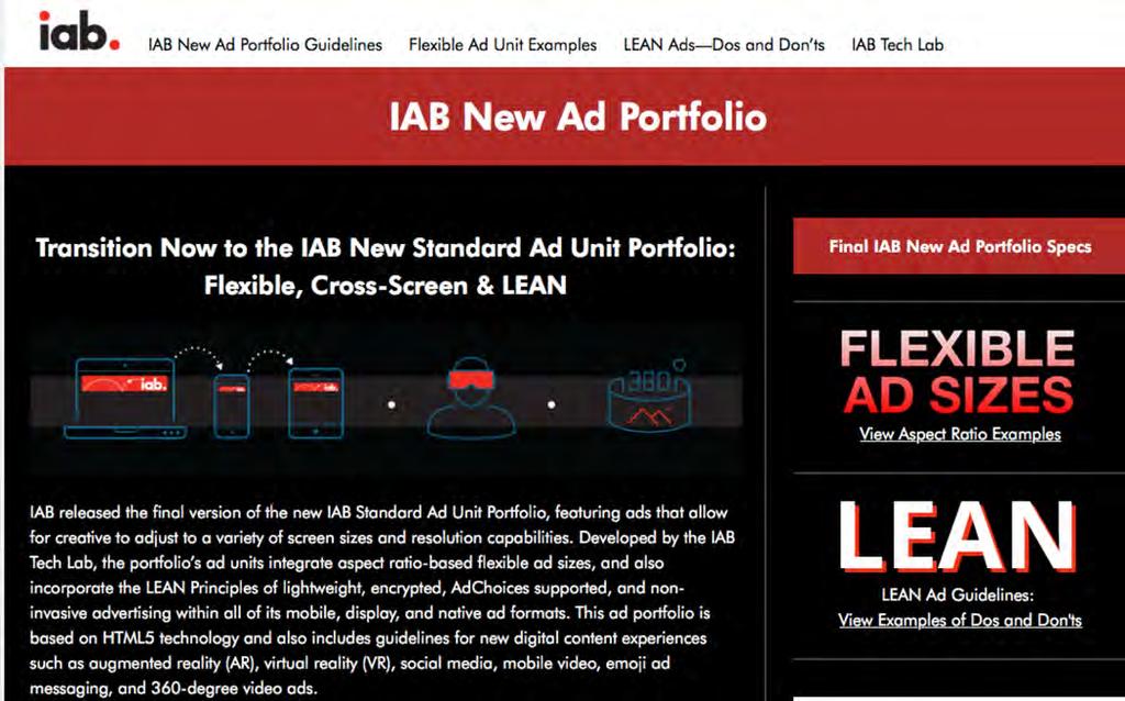 La pubblicità online Lo IAB (Internet Advertising Bureau) ha
