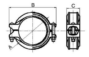 art.1g GIUNTO RIGIDO SCANALATO Grooved coupling Codice Diametro nominale tubazione Pollici (DN) Diametro esterno tubazione mm PN (PSI) Euro B001G034 1 (25) 33.7 500 5,05 B001G042 1 1 4 (32) 42.