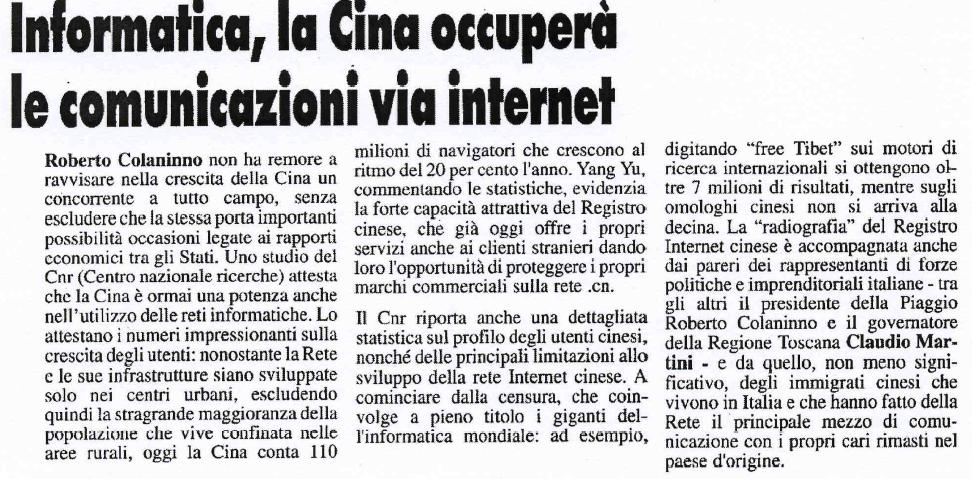 Rassegna Stampa Tutto sul web made