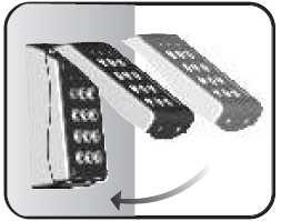 Alimentazione input 2/2V AC/DC e/o Batteria 9V