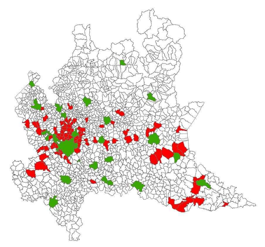 Le attività in corso in Lombardia : la campagna regionale 50% popolazione su base provinciale 50% popolazione su base regionale 114 comuni (8%) 222 comuni (14%) Viene