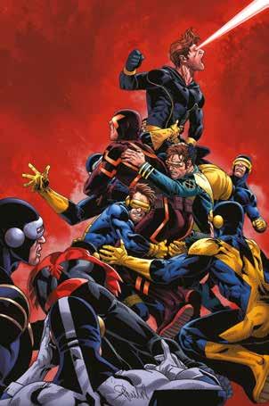 GLI INCREDIBILI X-MEN 4 X-Men: Divisi ultimo e tragico atto! La testata diventa quindicinale e festeggia il traguardo di 350 numeri con un albo di ben 96 pagine ma si tinge a lutto!