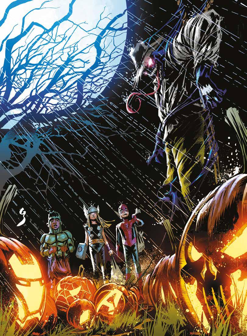 HALLOWEEN CON I SUPER EROI Lo spaventoso Halloween degli eroi Marvel! Gli Avengers, Spider-Man, gli X-Men, Deadpool e molti altri.