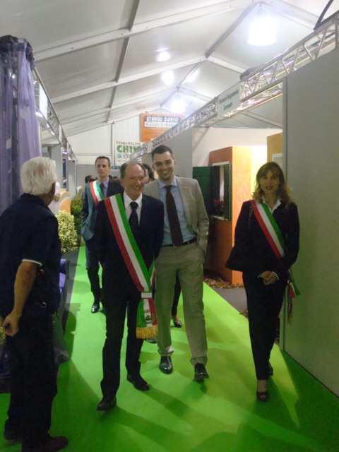 Marcolin, il vice sindaco Recaldin, il sindaco