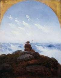 cima a una montagna, 1818 Caspar D.