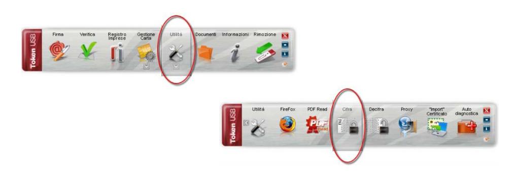 Collegare il token USB ad una porta USB del computer in cui si trova il file da firmare Se il software di gestione non appare automaticamente, cliccare su: Risorse del computer > Aruba Key > Autorun.