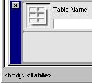 Questo e possibile a) facendo clic sull angolo superiore sinistro della tabella, sul suo bordo inferiore o su quello destro oppure b) cliccando sul tag table a destra nella barra inferiore della