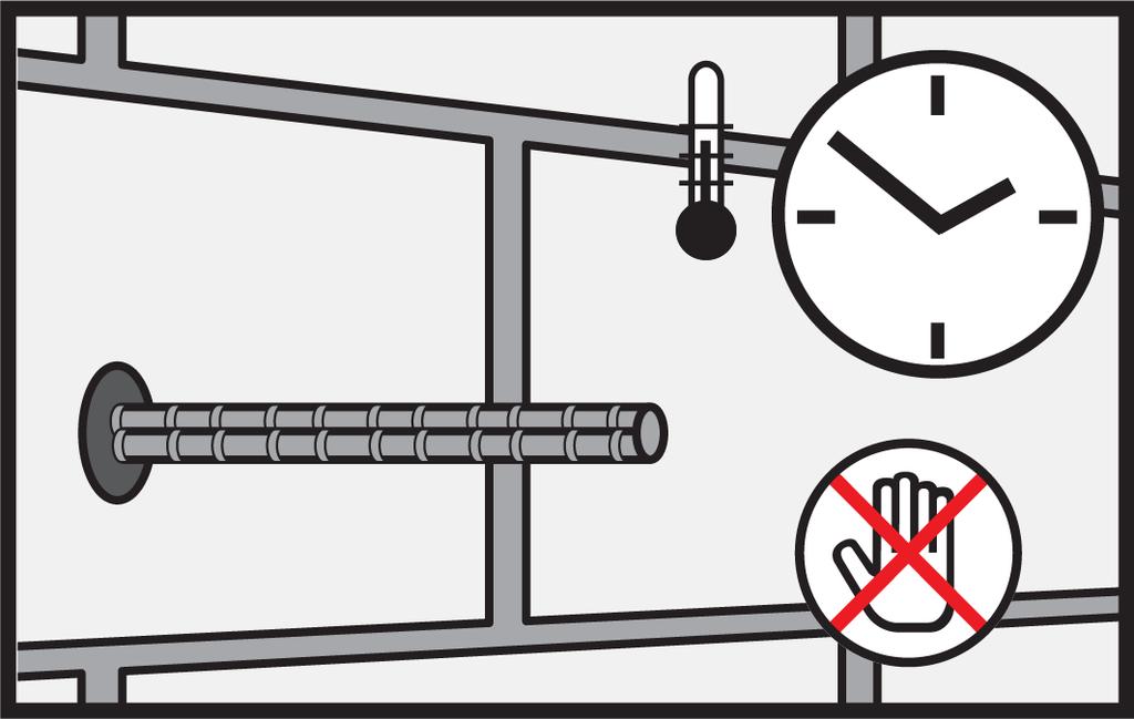 Con un trapano a percussione praticare un foro del diametro e della profondità desiderati.