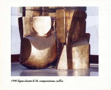 1990 legno dorato h.