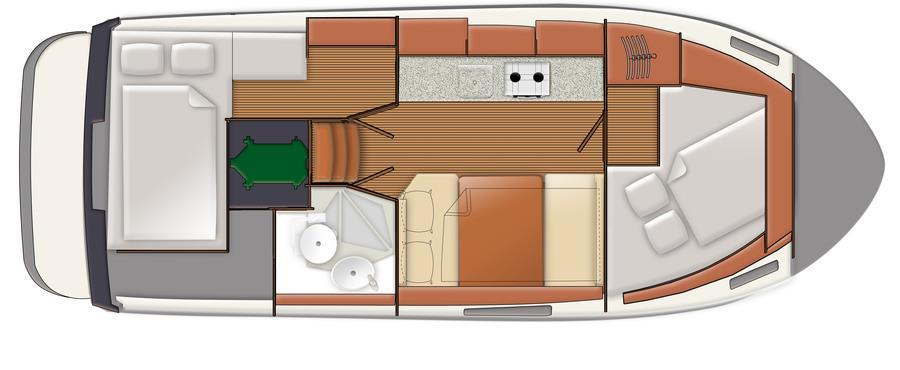 La nostra flotta BOAT: HOUSEBOAT CARATTERISTICHE Lung: 8,30 mt Larg.