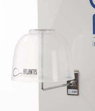 Inflatable cap/beanie display 100% plastica.