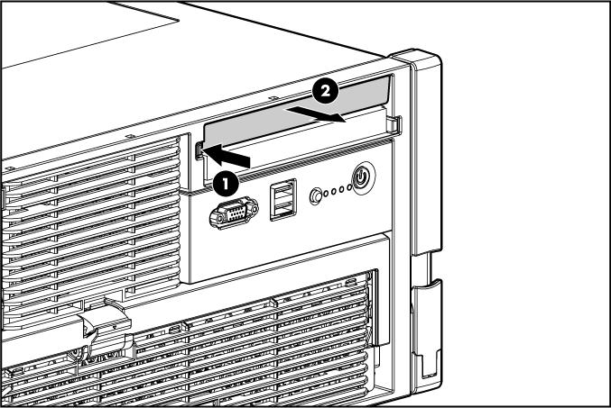 NOTA: il cacciavite Torx T-15 è fornito insieme al server e si trova sul pannello posteriore (vedere "Componenti del pannello posteriore" a pag. 11). 3. Installare l'unità disco nel server.