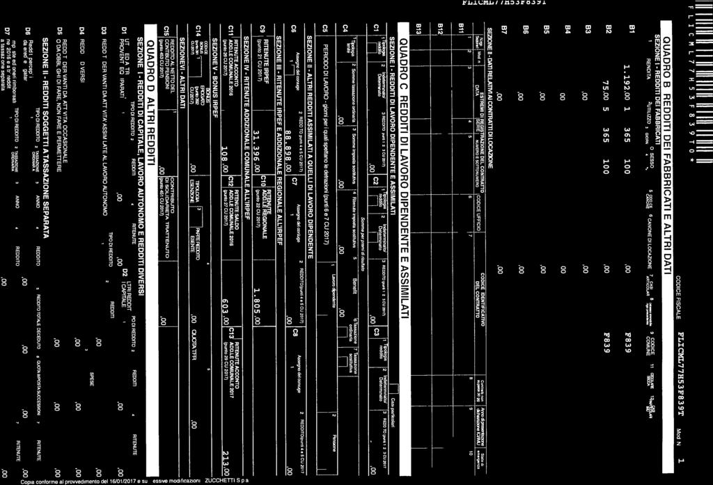 Nj_ l 1 [ l J[ [ l[ l l 1 1:11 l l FLCML77H53F839T* QUADR B SZN RDDT D FABBRCAT RDDT D FABBRCAT ALTR DAT RNDTA UTLZZ t0sss, 5 6 CANN D LCAZN %J CDCFSCAL FLCML77H53F839T Mcd N 1.