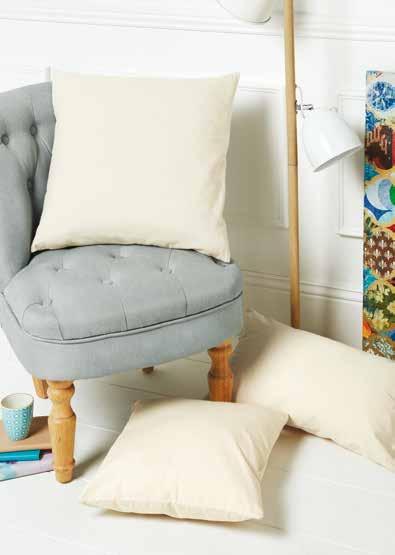 W350 Cotton Canvas Cushion Cover 0% Cotone Canvas lavato - Certificato Fairtrade.
