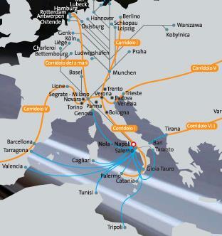 Posizionato strategicamente in Italia, nel cuore del Mediterraneo, il BUSINESS PARK di Nola è su uno dei principali corridoi intermodali d Europa.