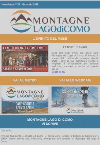 Newsletter mensile turistica Banner pubblicitari 12 numeri all'anno 11.