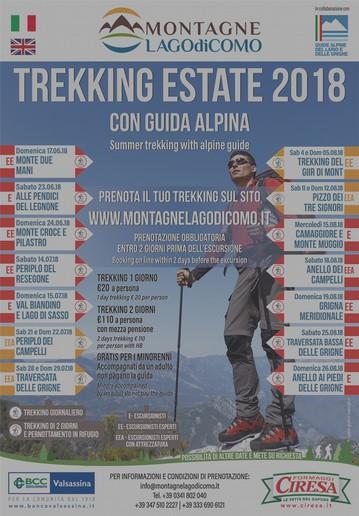 Passeggiate e Trekking 2019 Rassegna a valenza trimestrale da giugno ad agosto, che comprenderà proposte di passeggiate naturalistiche, culturali e di trekking.