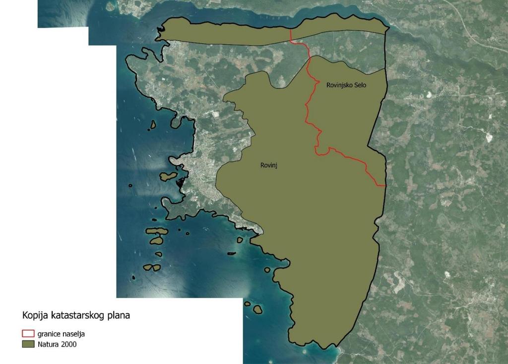 Br. Nr. 11/18 Službeni glasnik Bollettino ufficiale Str. Pag.9. Figura n.3 Zone protette (Natura 2000), Fonte: Agenzia croata per l'ambiente e la natura sito internet Bio elaborazione dell'autore 4.