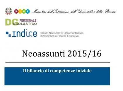 Fase_propedeutica A Il docente tutor e il docente neo-assunto esaminano il bilancio iniziale delle