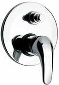 con deviatore Built-in single-lever bath-shower mixer with diverter Mitigeur bain-douche à