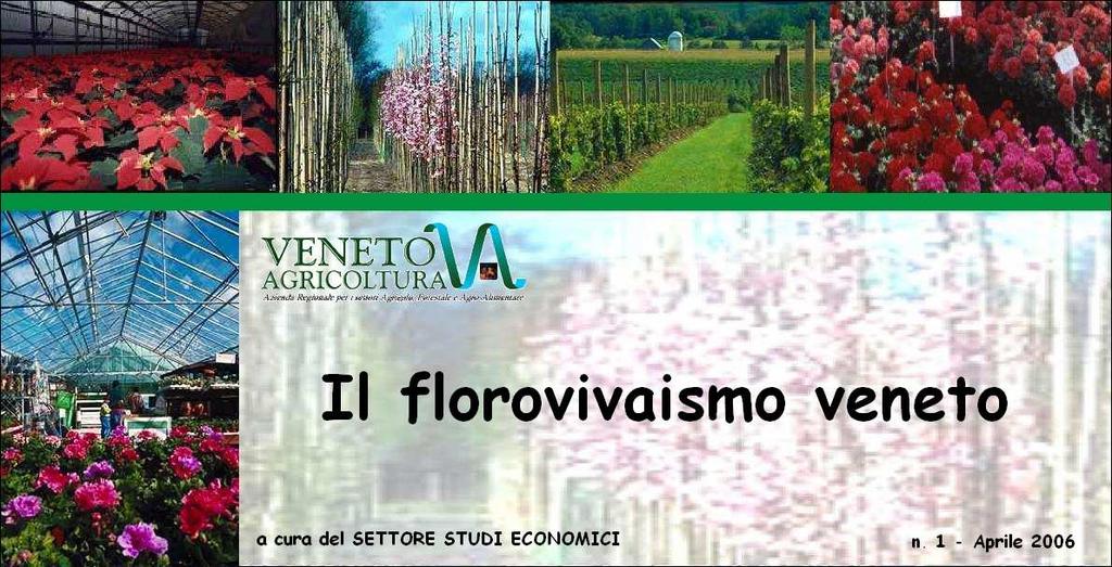 Andamento congiunturale 2005 del comparto florovivaistico I dati del Servizio fitosanitario regionale aggiornati a novembre 2005 indicano un aumento delle aziende autorizzate in base alla L.R. 19/99.