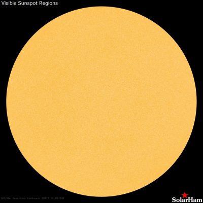 L immagine del Sole di oggi inviata dalla sonda SDO/HMI Continuum Conteggio del flusso solare SFU NOAA: La velocità del flusso