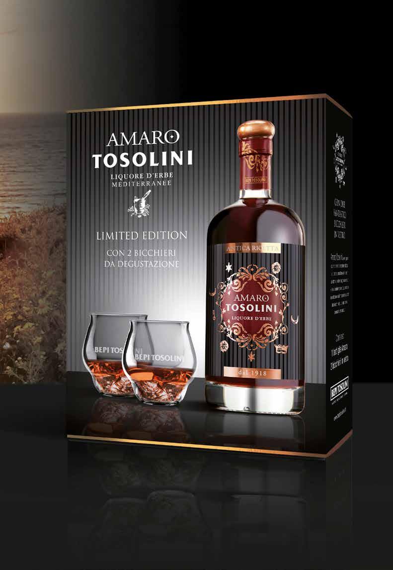 Amaro Tosolini 30 e due eleganti
