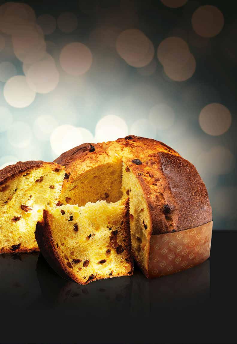 panettone artigianale da 1 kg con uvette aromatizzate