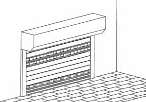 SOLUZIONI SU MISURA CASSONETTO Questo sistema consente un ottima soluzione estetica, un estrema facilità di montaggio ed è adattabile a situazioni diverse perché è un sistema indipendente.