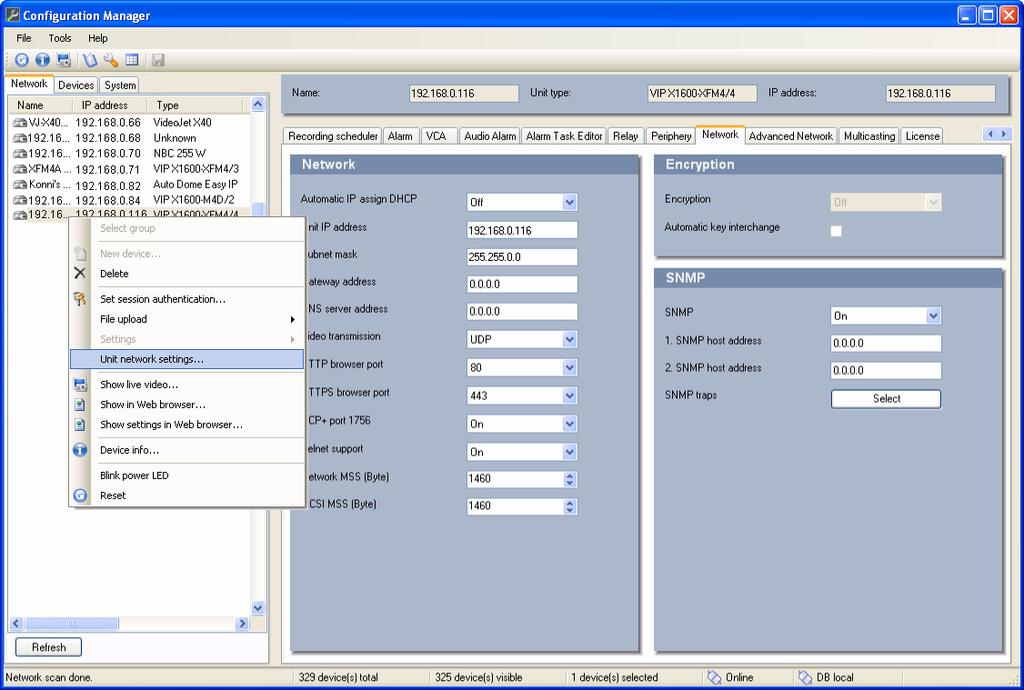 VIP X1600 XFM4 Configurazione it 10 5 Configurazione 5.