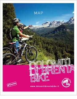 formato aperto (cm 68x98) e chiuso (13,5x17) gratuita (ordinabile online sul Dolomiti Brenta Bike shop)