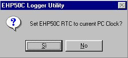 E possibile regolare l orologio interno dell EHP-50C trasferendo la data e l ora del vostro PC all EHP-50C.