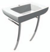 Articolo Prezzo A Prezzo B Lavabo in Mineralmarmo bianco lucido per rubinetteria monoforo Washbasin in glossy white mineralmarmo for single hole mixer Waschtisch aus Mineralmarmo Weiß gläzend mit